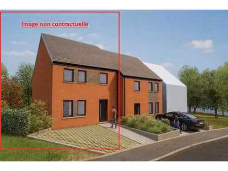 maison livrée finie de +-160m² sur 3a35. 3ch  jard.  park 2v