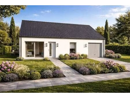 terrain avec maison neuve à vendre