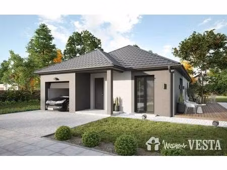 terrain avec maison neuve à vendre