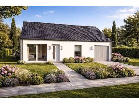 terrain avec maison neuve à vendre