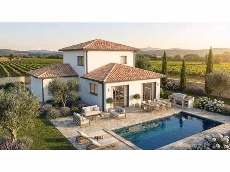 terrain avec maison neuve à vendre