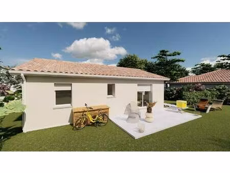 terrain avec maison neuve à vendre