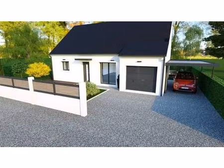 terrain avec maison neuve à vendre