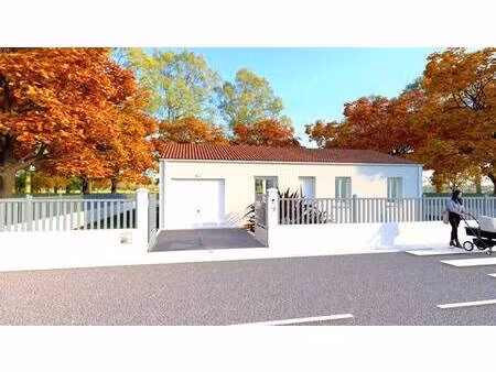 terrain avec maison neuve à vendre