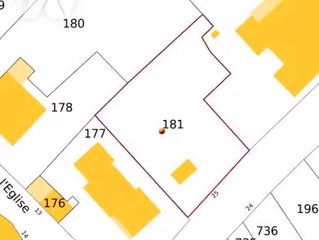 vente terrain 830 m² à branne (25340)  29 500 €