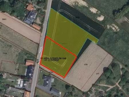 superbe terrain à bâtir – environ 2.000 m² !