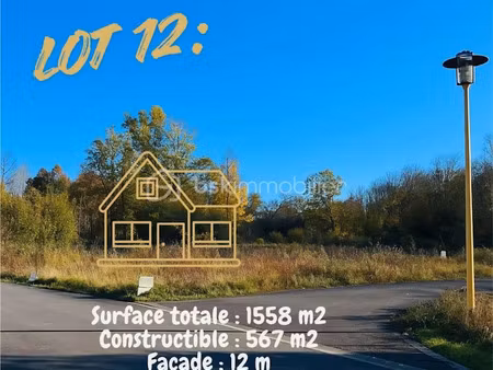 vente terrain 1558 m² à neufchâtel-sur-aisne (02190)  46 000 €