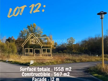 vente terrain 1558 m² à neufchâtel-sur-aisne (02190)  63 000 €