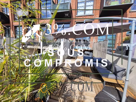 loft 144 m² : 3 chambres + terrasses + garage 2 véhicules + place de parking privative