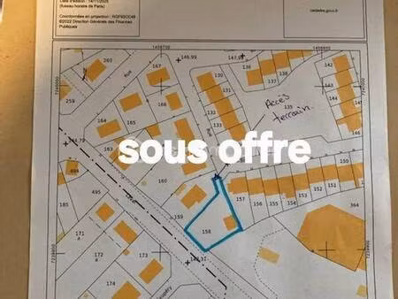 terrain constructible à vendre