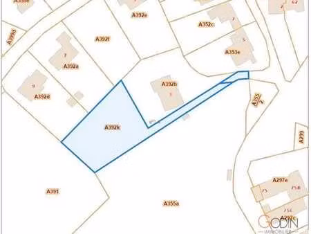 magnifique terrain à bâtir à olne