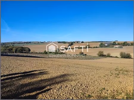 au sud d'auterive  belle superficie  vue dégagée