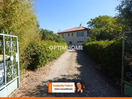 maison avec garage sur grand terrain constructible