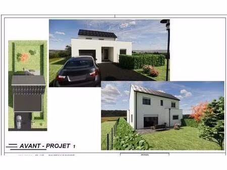 terrain avec maison neuve à vendre