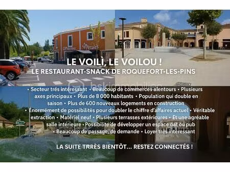 fonds de commerce à roquefort-les-pins