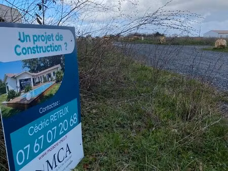 vente terrain 321 m² marennes-hiers-brouage (17320)