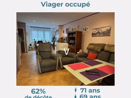 viager occupé - maison t5 de 130 m2 - monsieur 71 ans  madame 69 ans