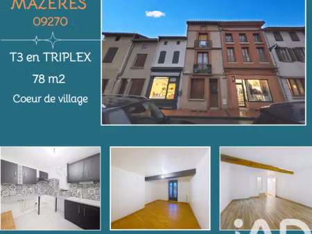 location triplex 3 pièces