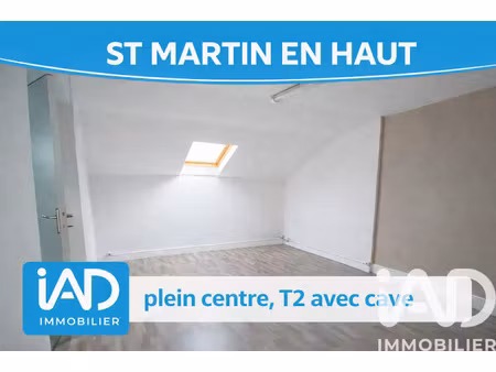 vente appartement 2 pièces à saint-martin-en-haut (69850) : à vendre 2 pièces / 43m² saint