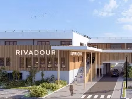 en plein coeur du centre d'affaires de dax