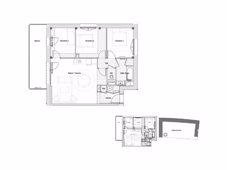vente appartement 4 pièces 71 m² riom (63200)