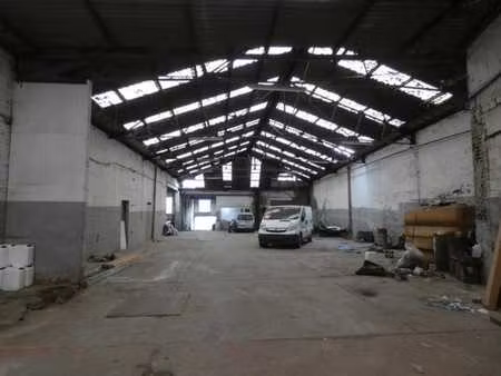 a vendre - entrepôt avec maison de commerce à seraing