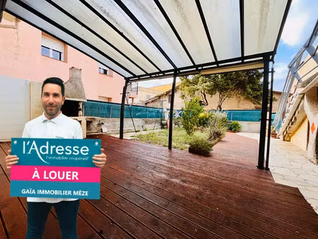 location appartement 3 pièces  51.55m²  mèze