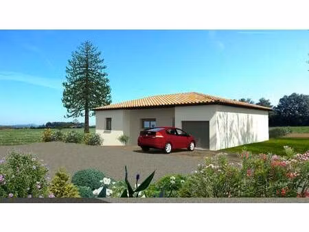 terrain avec maison neuve à vendre