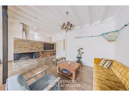 maison familiale en centre-ville avec accès à la plage