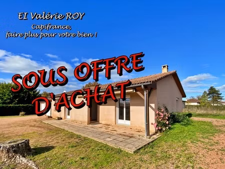 maison à vendre  90 m²  4 pièces  3 chambres  proche la clayette (71)  terrain 571 m²