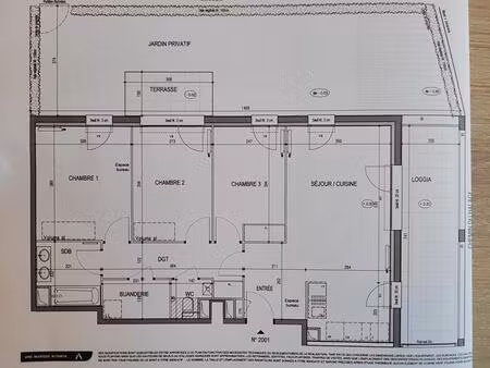 quesnoy sur deule t4 avec jardin privatif