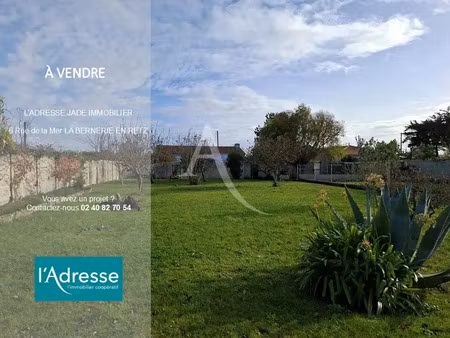 vente terrain à la bernerie-en-retz (44760) : à vendre / 1024m² la bernerie-en-retz