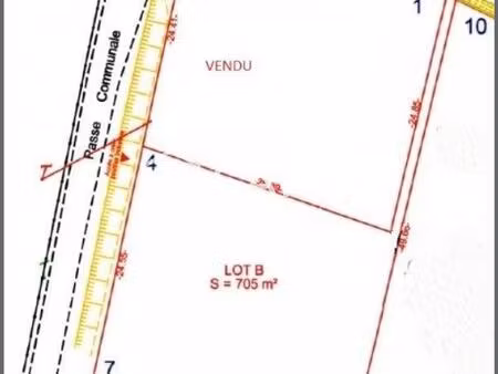 terrain constructible au calme