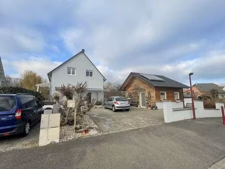 maison moderne 4-5p avec annexe chalet indépendant et piscine au calme