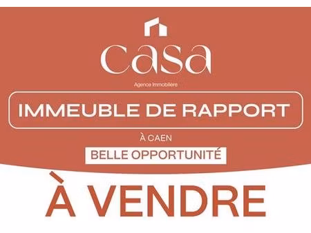 prestigieux immeuble de rapport en vente à caen  normandie