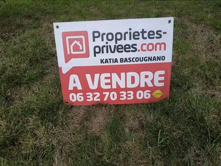 achat terrain 273m² la chapelle basse mer 44450