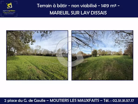 achat terrain 1 419m²