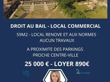 vente commerce 59 m² saint-maximin-la-sainte-baume (83470)