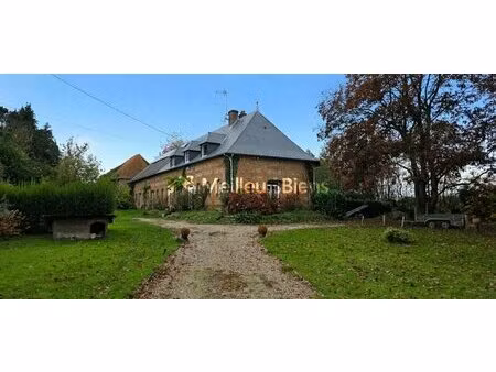 maison de caractère à rénover – 7 ch – terrain 4700 m² – motteville