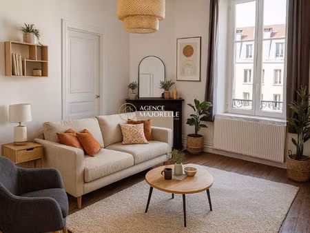appartement 3 pièces villers-les-nancy  62 m²  lumineux   parquet chêne