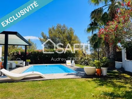 prestige  volumes et confort absolu : villa contemporaine d’exception avec piscine chauffé