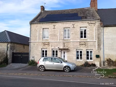 vente maison 5 pièces 128 m² à montigny-le-franc (02250)  162 500 €