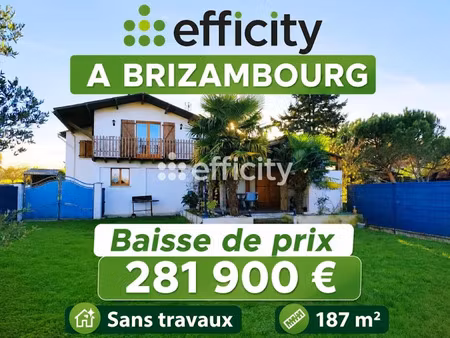 vente maison 8 pièces 187 m² à brizambourg (17770)  281 900 €