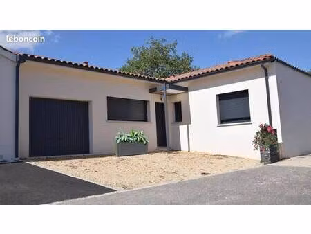 terrain avec maison neuve à vendre