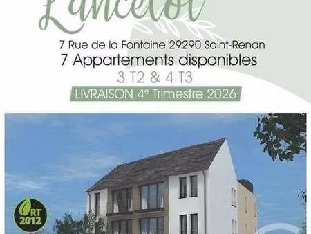 vente appartement 2 pièces à saint-renan (29290) : à vendre 2 pièces / 61m² saint-renan