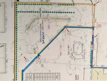 vente terrain 1057 m² saint-pierre-du-mont (40280)