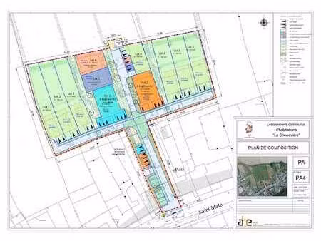 vente terrain à saint-broladre (35120) : à vendre / saint-broladre