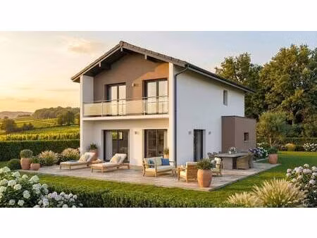 terrain avec maison neuve à vendre