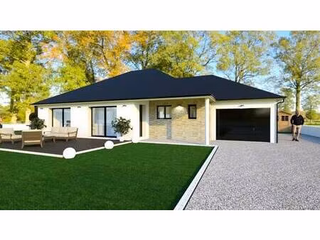 terrain avec maison neuve à vendre