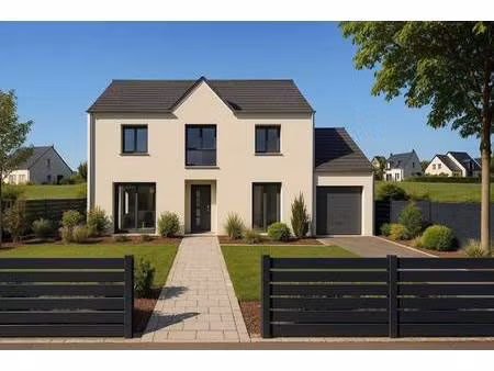 terrain avec maison neuve à vendre